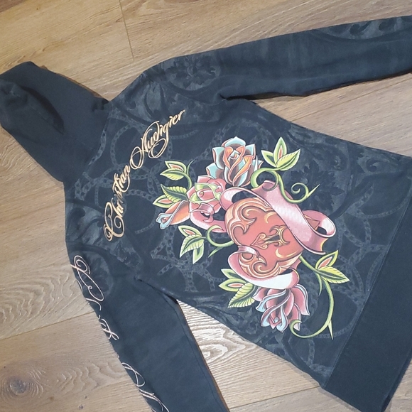 Christian Audigier Tops - CHRISTIAN AUDIGIER hoodie.    #4387
